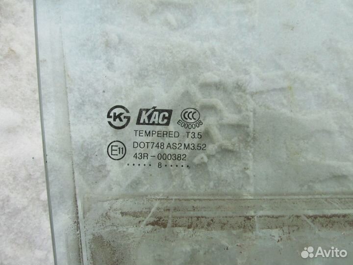 Стекло двери задней правой Captiva,Antara 2006-15