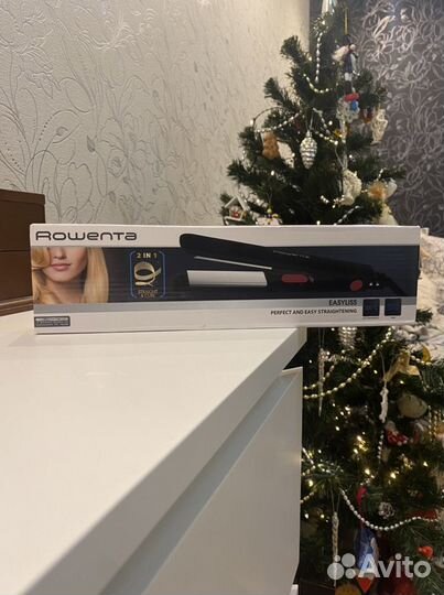 Выпрямитель утюжок для волос Rowenta 2 в 1