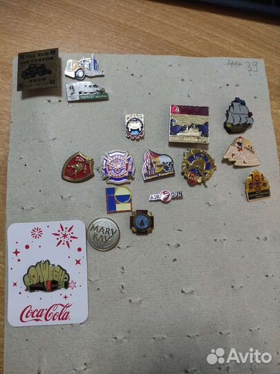 Значки СССР, современные, иностранные