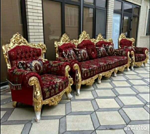 Диван и 2 кресла