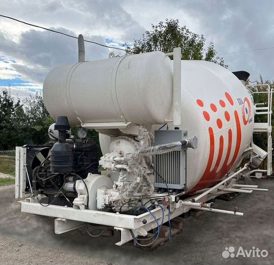 Установка миксера 6, 7 кубов