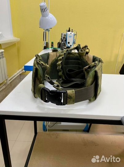 Боевой пояс с баллистической защитой и лямками Бр1