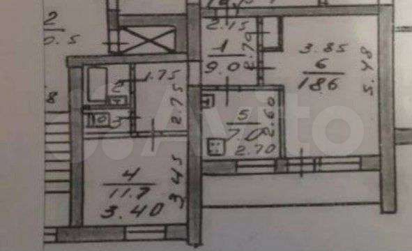 2-к. квартира, 50,8 м², 9/9 эт.