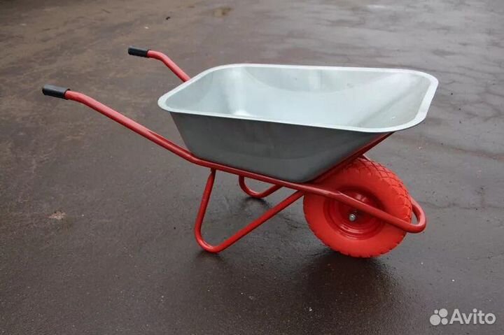 Тачка усиленная новая тележка строительная