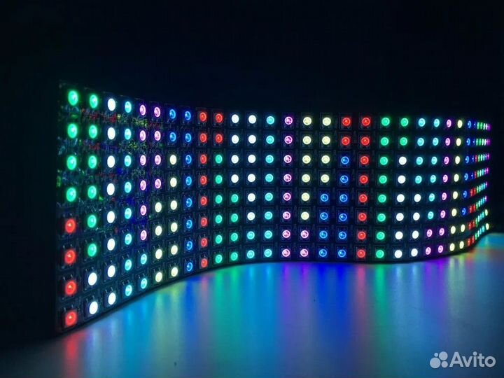 Светодиодная Led матрица 8х32 ws2812b + SP110E BT