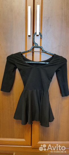 Купальник гимнастический с юбкой