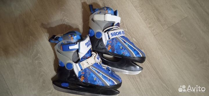 Коньки детские раздвижные 31-36 размер
