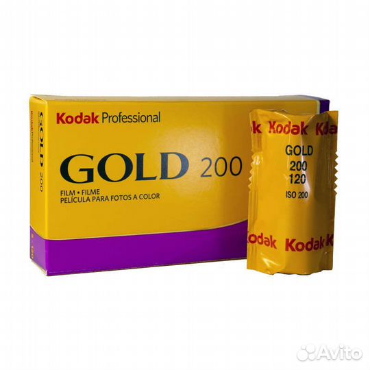 Комплект Фотопленка Kodak Gold 200 120