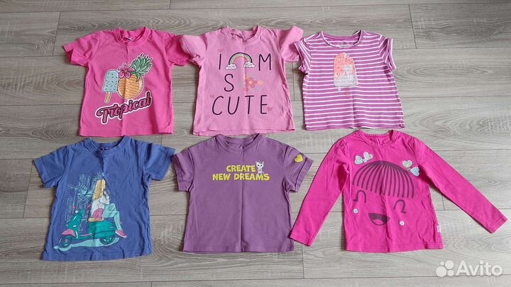 Вещи пакетом для девочки 104,110,116
