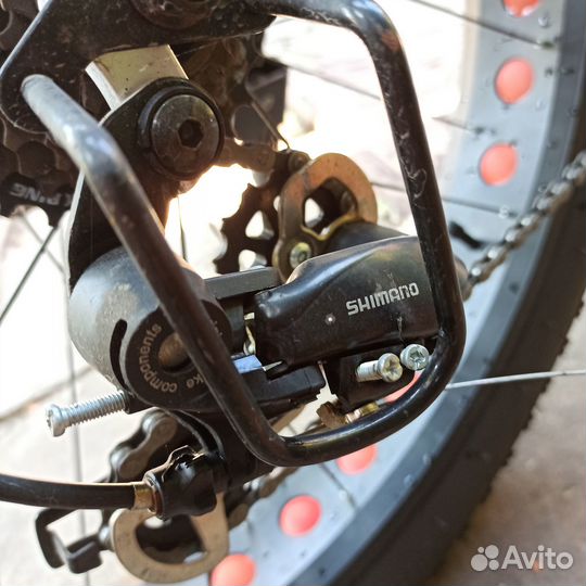 Фэтбайк,24 скорости,горный велосипед.26х4.алюминий