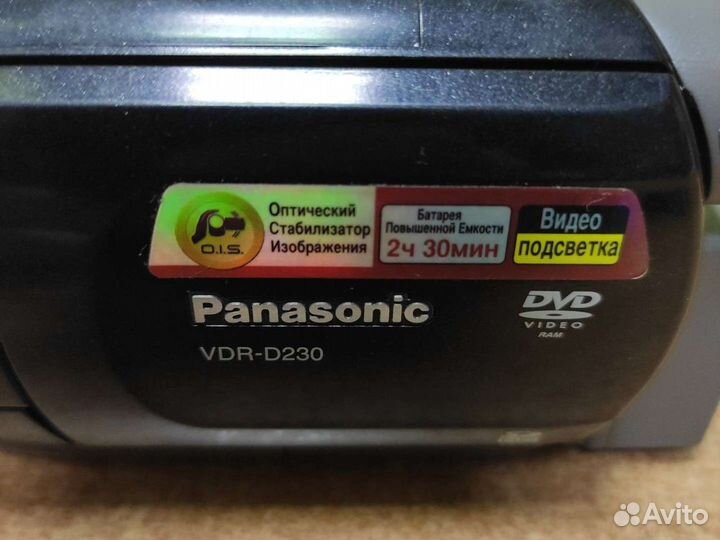 Видеокамера panasonic VDR-D230