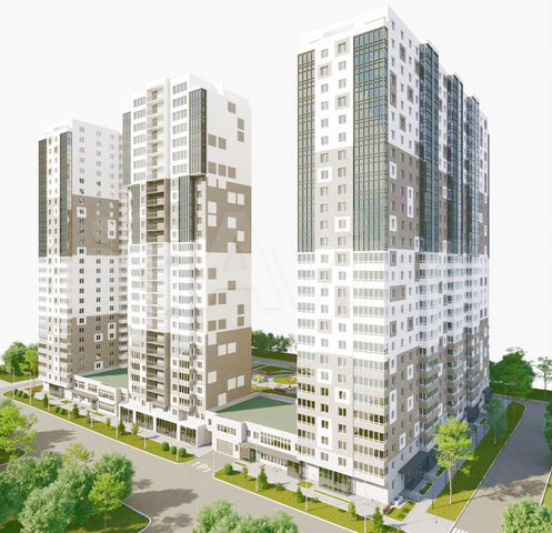 1-к. квартира, 57,3 м², 22/27 эт.