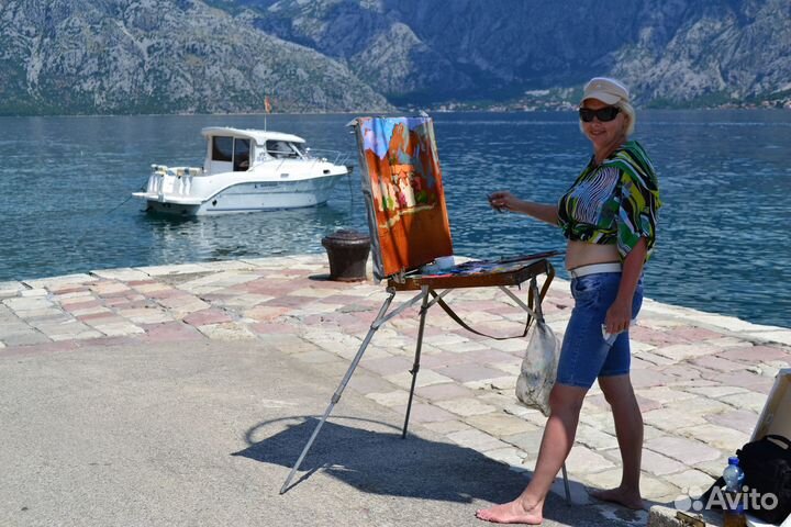 560 Ильинский маяк Феодосия кисти Анны Давыдченко