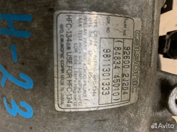 Компресор кондиционера nissan avenir PW11