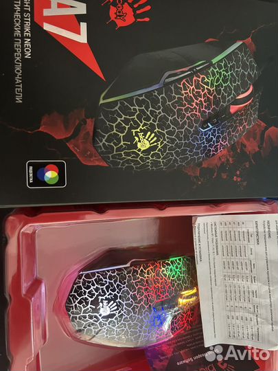 Игровая мышка с подсветкой Bloody