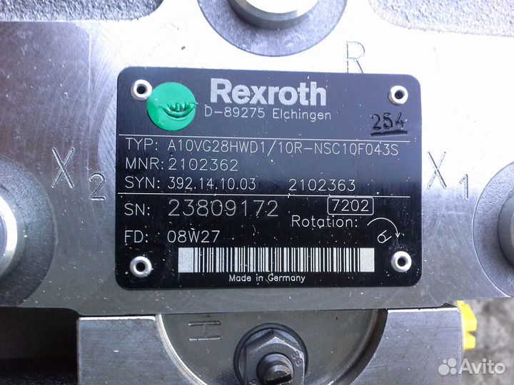 Гидравлический насос Rexroth A10VG28, A10VO28