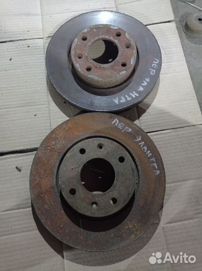 Передние тормозные диски Hyundai elantra 3