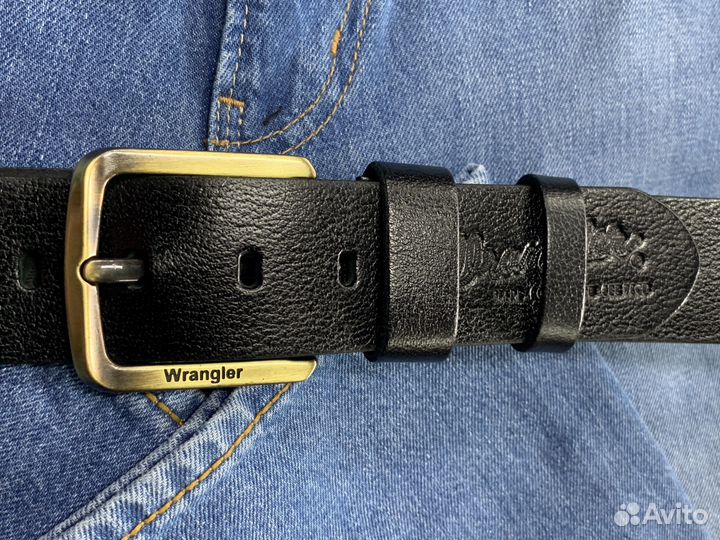 Ремень кожаный Wrangler