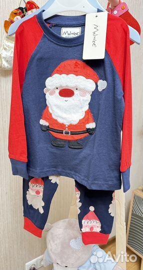 Пижама костюм новогодний 90/100/110/120/130