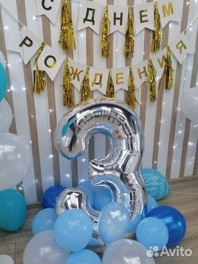 Цифра 3 на день рождения