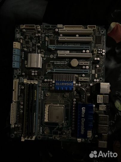 Материнская плата с процессором
