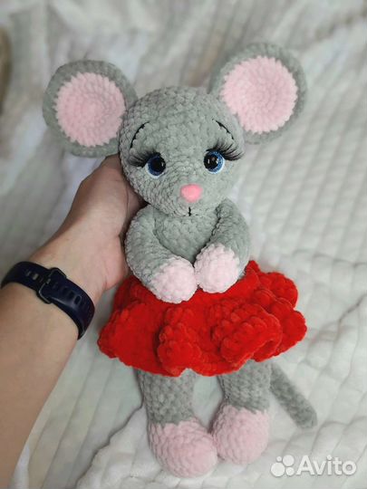 Мягкая игрушка мышка ручная работа