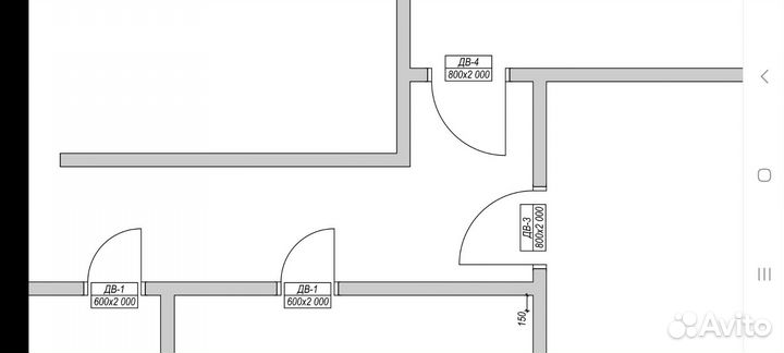 Межкомнатные двери бу с коробкой