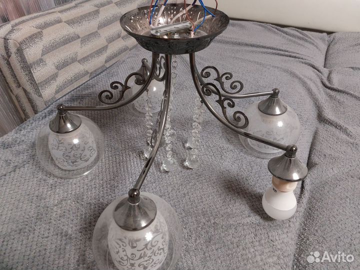 Люстра потолочная бу