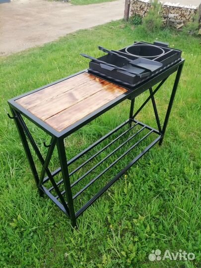 Мангал в стиле лофт