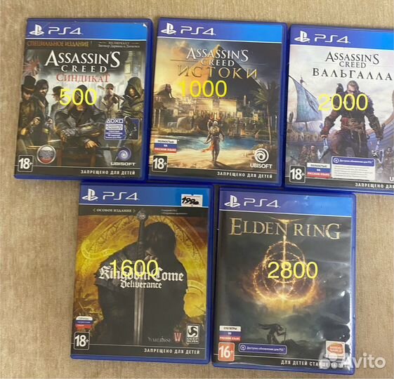 Игры для приставок ps4