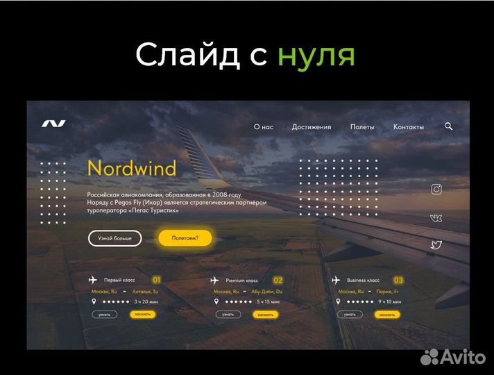 Создам презентацию для учебы или бизнеса