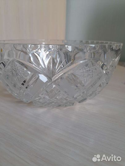 Хрустальная ваза Чехословакия