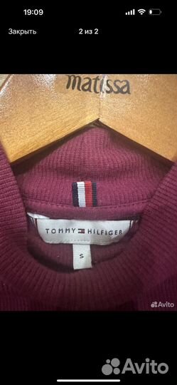 Водолазка tommy hilfiger оригинал