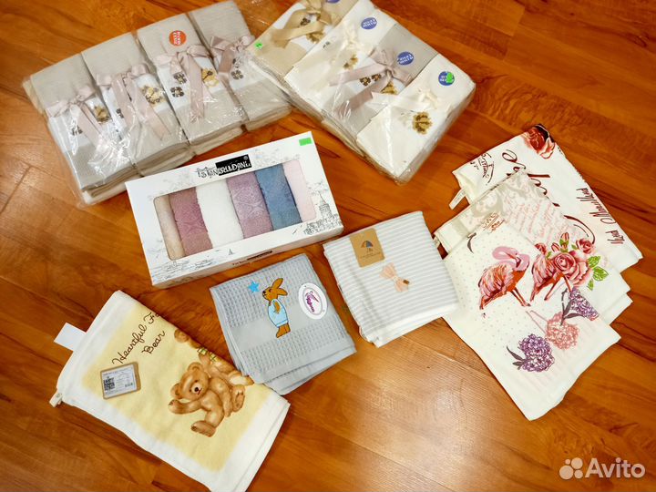 Полотенца кухонные новые