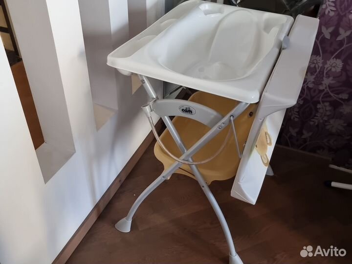 Детская ванночка + пеленальный столик