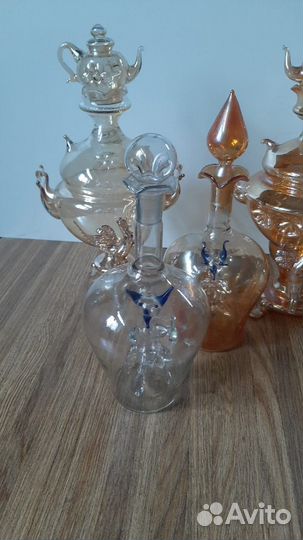 Графины СССР гутное стекло одним лотом