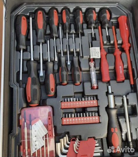Набор инструментов чемодан 187 предметов / Новый