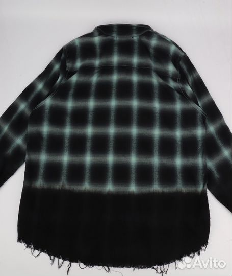 Рубашка Amiri Dip Dye Shadow Plaid оригинал