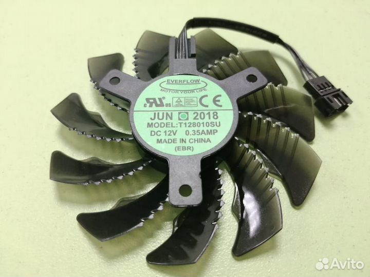 Вентилятор для видеокарты Gigabyte GTX 1060, 1070