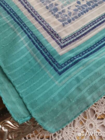 Винтаж платок нежные тона