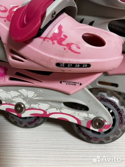 Роликовые коньки детские 26-29