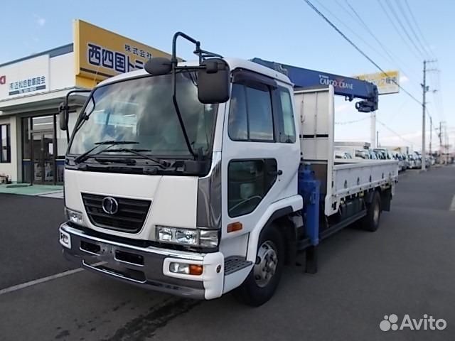 Бортовой грузовик Nissan Diesel Condor с КМУ Tadano, 2000