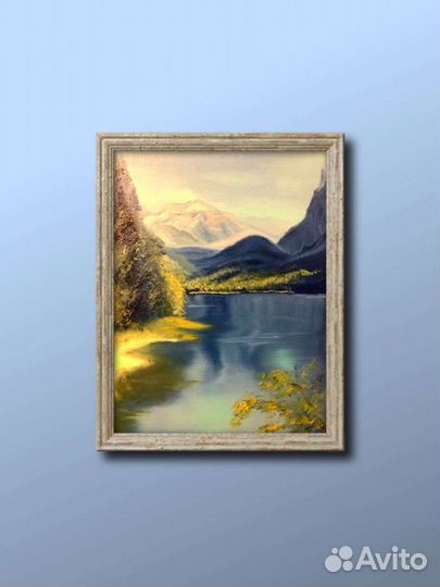 Картина маслом Горный пейзаж