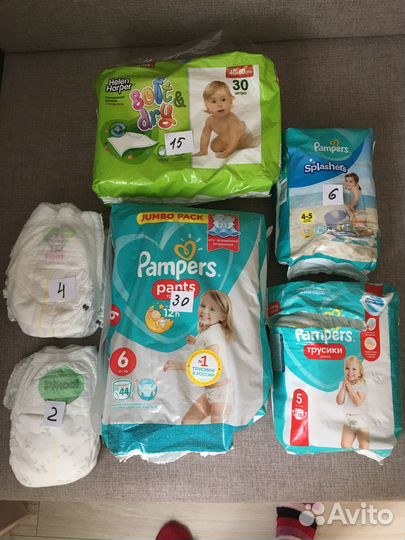 Продам трусики-подгузники «Pampers» 5,6