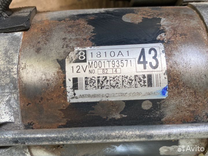 Стартер Mitsubishi Lancer 2.0 diesel