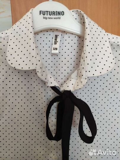 Блузка школьная 128