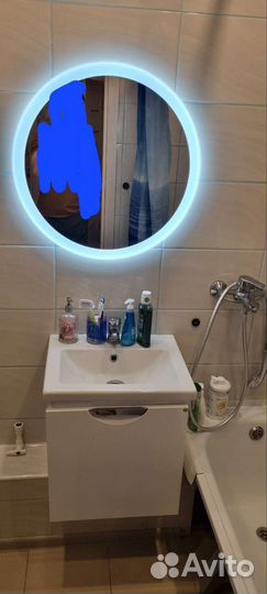 Зеркало в ванную с подсветкой бу