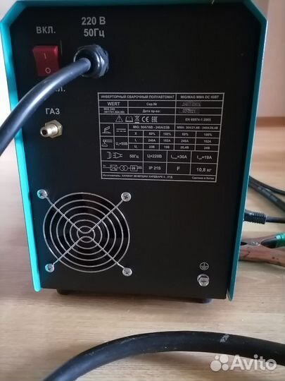 Инверторный сварочный полуавтомат wert MIG - 240