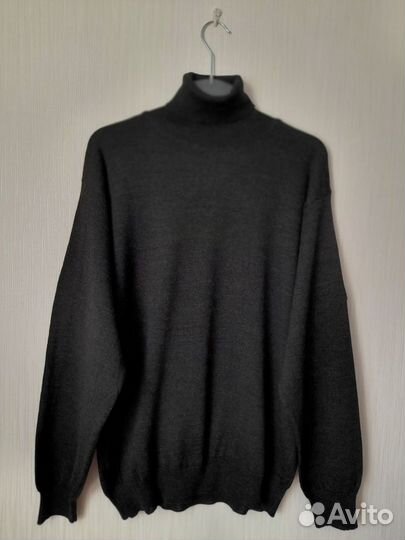 Джемпер-водолазка-бадлон. Шерсть Merino Wool.50-52