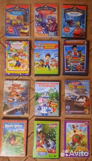 Dvd диски мультфильмы